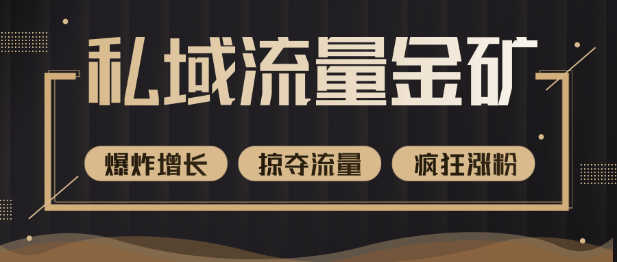 价值2200元私域流量的金矿，循环获取各大媒体精准流量，无限复制网红的精准流量！-赚钱驿站