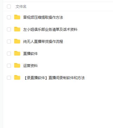 左小姐-直播带货俱乐部十三行、无人直播，全套教程附：工具、文档、话术资料-赚钱驿站