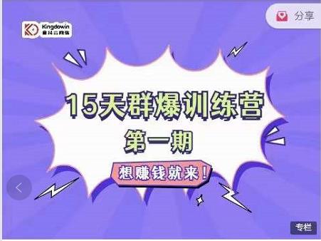 金抖云Peter《15天群爆训练营》，破解抖音玄学，群爆心法，起号方式-赚钱驿站