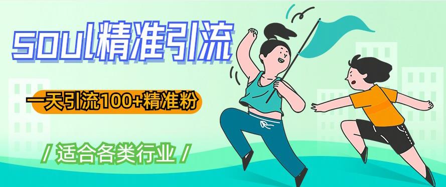 soul精准引流系列课程，一天引流100+精准粉，适合各类行业-赚钱驿站