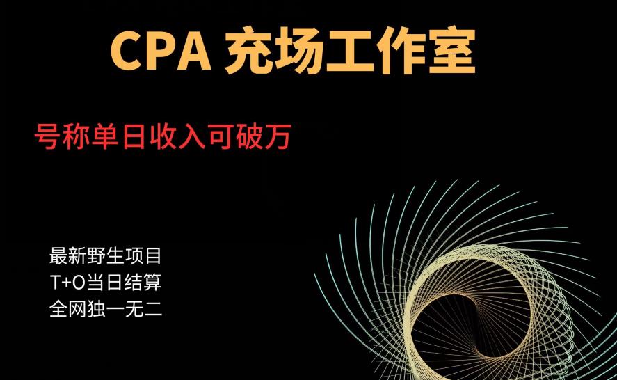 cpa充场工作室，号称单日收入10000+（揭秘）-赚钱驿站