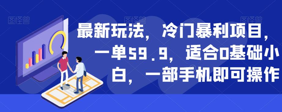最新玩法，冷门暴利项目，一单59.9，适合0基础小白，一部手机即可操作【揭秘】-赚钱驿站