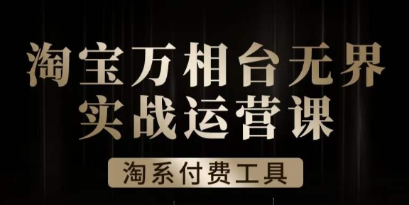 沧海·淘系万相台无界实战运营课，万相台无界实操全案例解析-赚钱驿站
