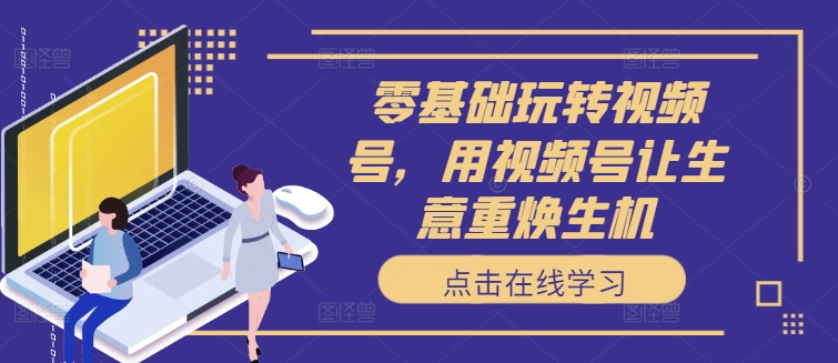 零基础玩转视频号，用视频号让生意重焕生机-赚钱驿站