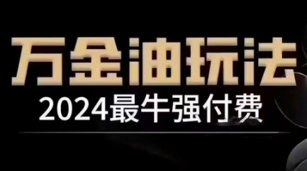 2024最牛强付费，万金油强付费玩法，干货满满，全程实操起飞（更新12月）-赚钱驿站