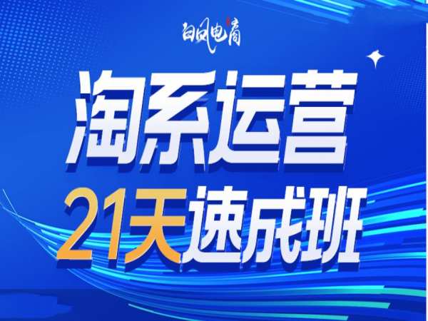 淘系运营21天速成班35期，年前最后一波和2025方向-赚钱驿站
