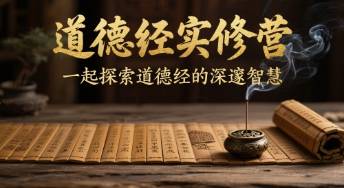 道德经实修营，一起探索道德经的深邃智慧-赚钱驿站