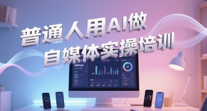 普通一个人用AI做自媒体，助你轻松开启AI自媒体创作之路-赚钱驿站