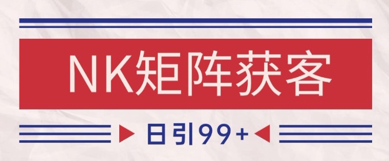 小红书某音NK赛道引流获客 自热矩阵日引200+【揭秘】-赚钱驿站