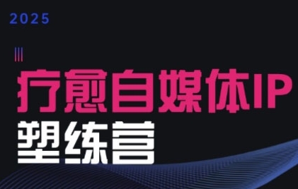 2025治愈自媒体IP训练营，专为疗愈领域从业者打造-赚钱驿站