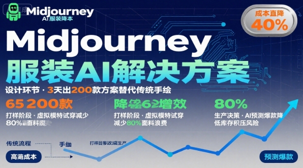 AI在服装领域的运用，使用midjourney做服装辅助企业降低成本-赚钱驿站