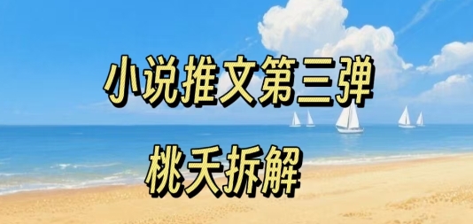 小说推文项目操作全流程第三弹，0粉就能做，门槛低非常适合新手-赚钱驿站