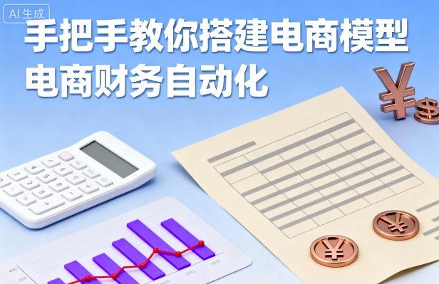 手把手教你搭建电商模型-电商财务自动化-赚钱驿站