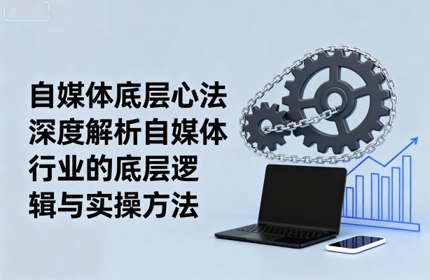 自媒体底层心法，深度解析自媒体行业的底层逻辑与实操方法-赚钱驿站