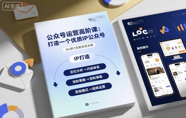 公众号运营高阶课，打造一个优质IP公众号-赚钱驿站