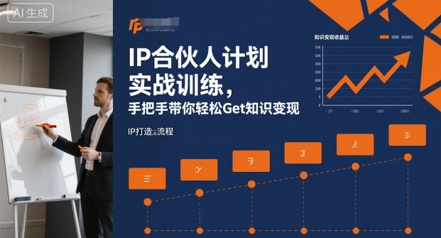IP合伙人计划实战训练，手把手带你轻松Get知识变现-赚钱驿站