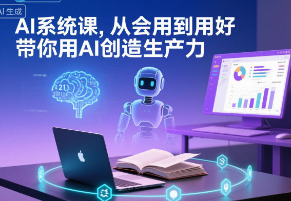AI系统课，从会用到用好，带你用AI创造生产力-赚钱驿站