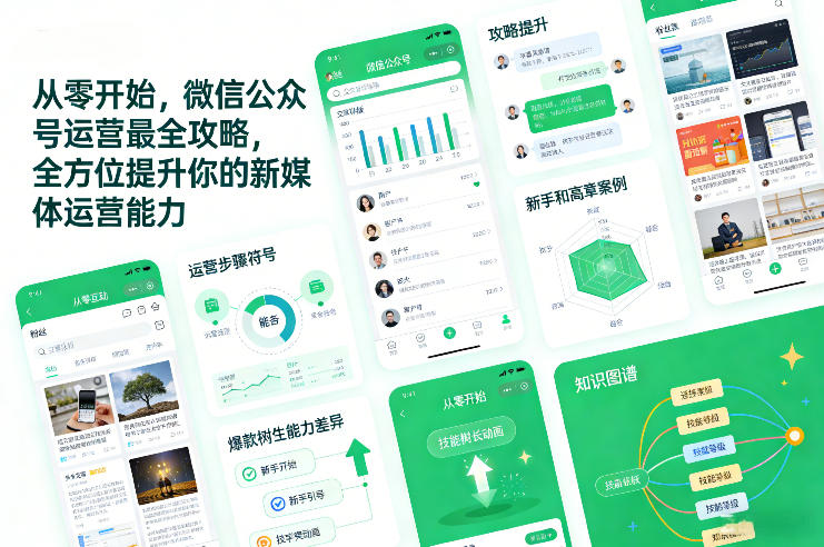 从零开始，微信公众号运营最全攻略，全方位提升你的新媒体运营能力-赚钱驿站