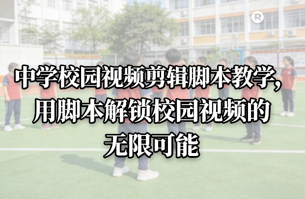 中学校园视频剪辑脚本教学，用脚本解锁校园视频的无限可能-赚钱驿站