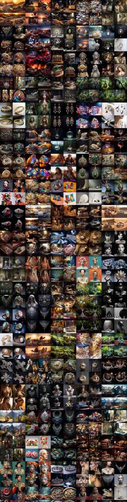 460+专业Midjourney珠宝摄影AI提示词戒指，项链-耳环-手链-宝石等，立即开始创作珠宝艺术-赚钱驿站