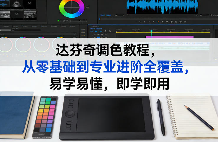 达芬奇调色教程，从零基础到专业进阶全覆盖，易学易懂，即学即用-赚钱驿站