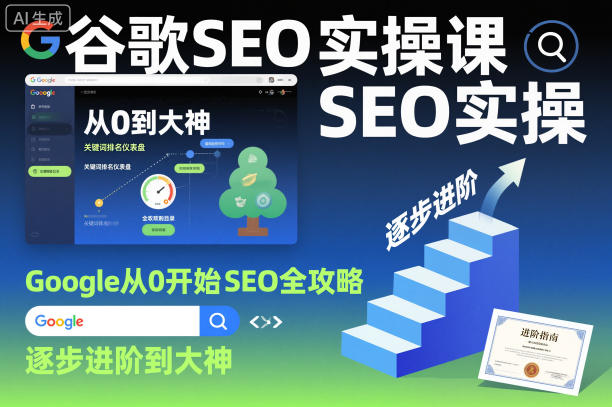 谷歌SEO实操课，Google从0开始SEO全攻略，逐步进阶到大神（更新26年）-赚钱驿站