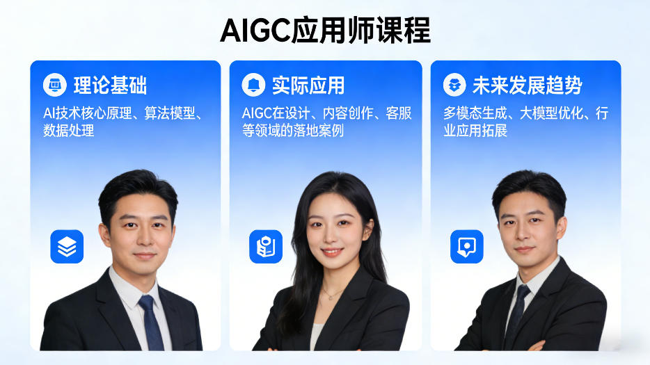 AIGC应用师课程，覆盖了AI技术的理论基础、实际应用、以及未来发展趋势-赚钱驿站