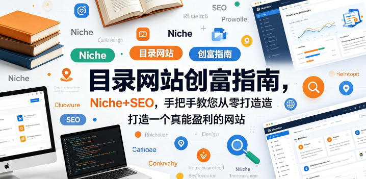 目录网站创富指南，Niche+SEO，手把手教您从零打造打造一个真能盈利的网站【原创双语字幕】-赚钱驿站