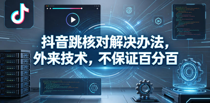 抖音跳核对解决办法，外来技术，不保证百分百-赚钱驿站
