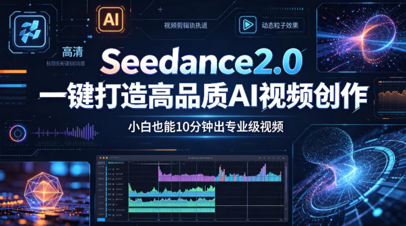 Seedance2.0一键打造高品质AI视频创作，小白也能10分钟出专业级视频-赚钱驿站