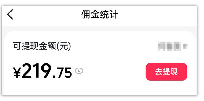 AI图文带货项目，操作2周卖出37件，已结算佣金219-赚钱驿站