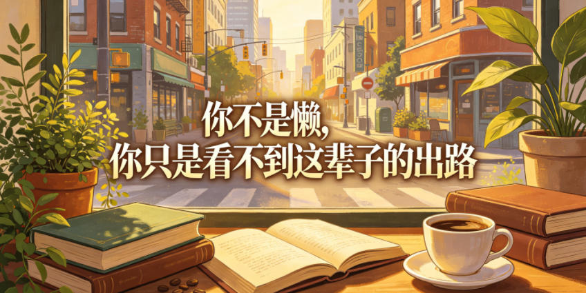 付费文章：你不是懒，你只是看不到这辈子的出路-赚钱驿站
