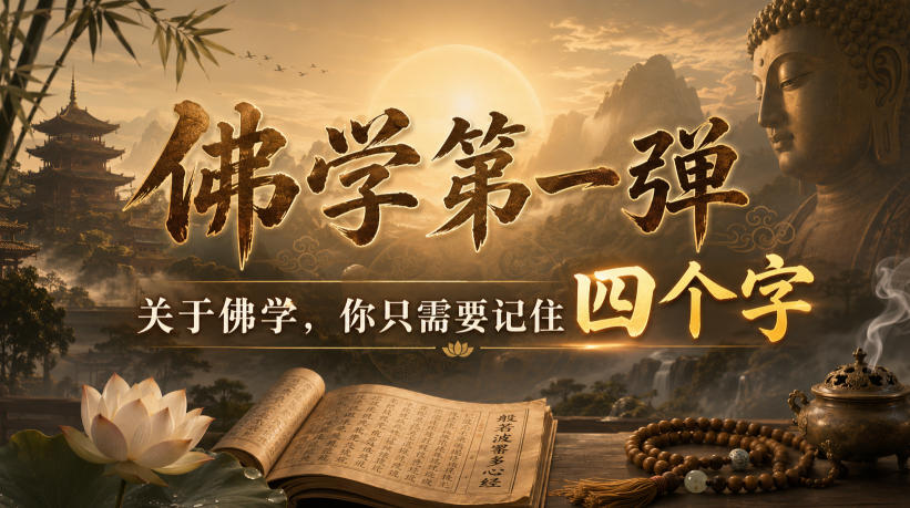 付费文章：佛学第一弹，关于佛学，你只需要记住四个字-赚钱驿站