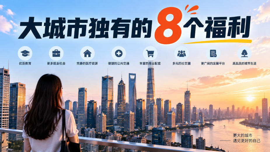 某公众号付费文章：大城市独有的8个福利-赚钱驿站