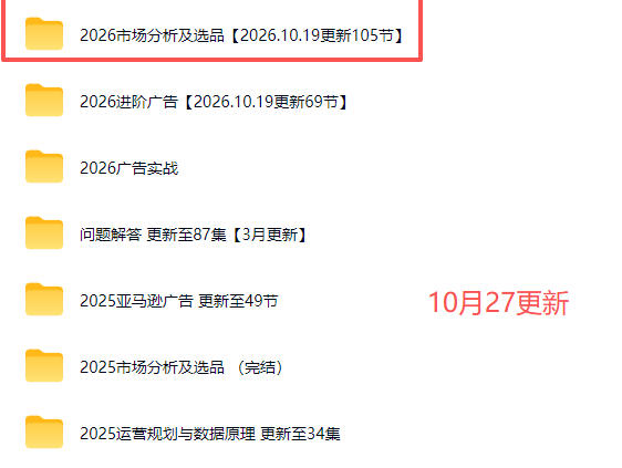 2026亚马逊视频教程，学习我们的商业模式，以及2026最新的选品及运营经验（更新1027）-赚钱驿站