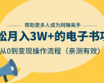 狂赚计划:轻松月入3W+的电子书项目,从0到变现操作流程,亲测有效-赚钱驿站