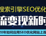 SEO搜索引擎优化总监实战VIP课堂【透析2020最新案例】快速实现年新30W-赚钱驿站