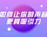 刘琪·如何让你的声音更具吸引力(20节课-完结)-赚钱驿站