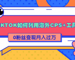 详细解析TIKTOK如何利用海外CPS+工具0粉丝轻松变现月入过万-赚钱驿站