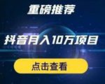 星哥抖音中视频计划：单号月入3万抖音中视频项目，百分百的风口项目-赚钱驿站