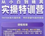 Seven漆·2022Tiktok从小白到精英实操特训营,带你掌握Tiktok账号运营-赚钱驿站