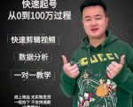 杰妮传媒·抖音快速起号核心实操课：教你新号快速起号，从0到100万过程-赚钱驿站