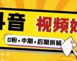 （燃烧好物）抖音视频好物分享实操课程（0粉+拆解+中期+后期）-赚钱驿站