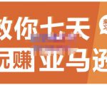 晟尧跨境·教你七天玩赚亚马逊，教你轻松玩赚亚马逊，适合小白学习-赚钱驿站