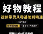 小猛好物分享专业实操课,短视频带货从零基础到精通,详细讲解+实操案-赚钱驿站