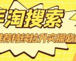 沧海老师·手淘搜索、手淘推荐持续拉升实操必备,简单易学,快速掌握-赚钱驿站