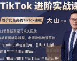 大山老师TikTok进阶实战课:账号详解,流量运营,实战变现,助力你成功出海-赚钱驿站