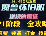 最新美服-怀旧服魔兽搬砖攻略,练级声望装备打金副本技能赚钱攻略-赚钱驿站