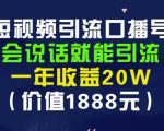 安妈·短视频引流口播号,会说话就能引流,一年收益20W(价值1888元)-赚钱驿站