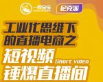 尼克派·工业化思维下的直播电商之短视频锤爆直播间,听话照做执行爆单-赚钱驿站